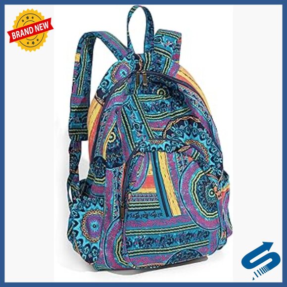 Large Capacity Bohemian Canvas Backpack Daypack for Travel Hiking main image 6